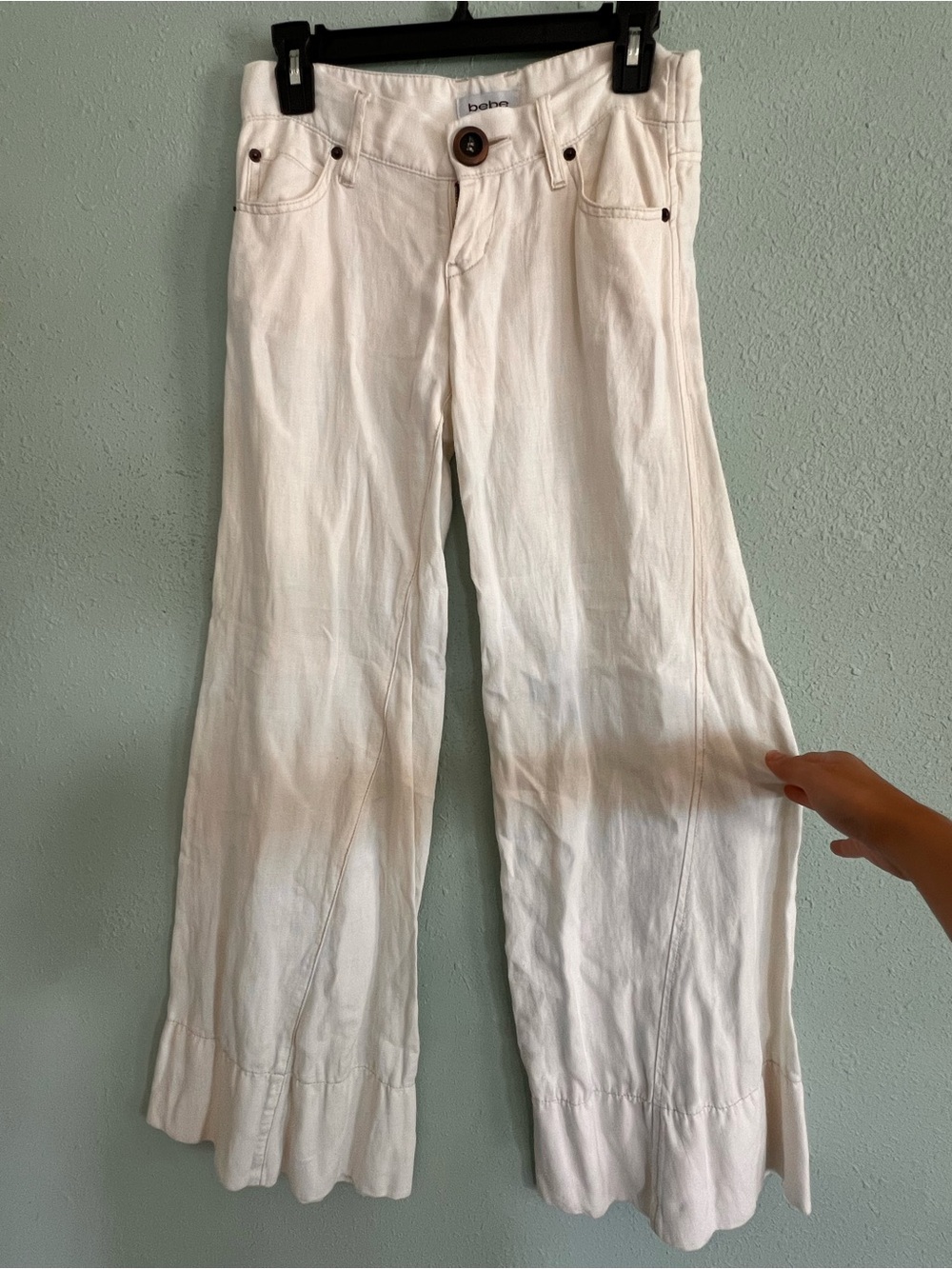 BeBe 100% Linen Pants